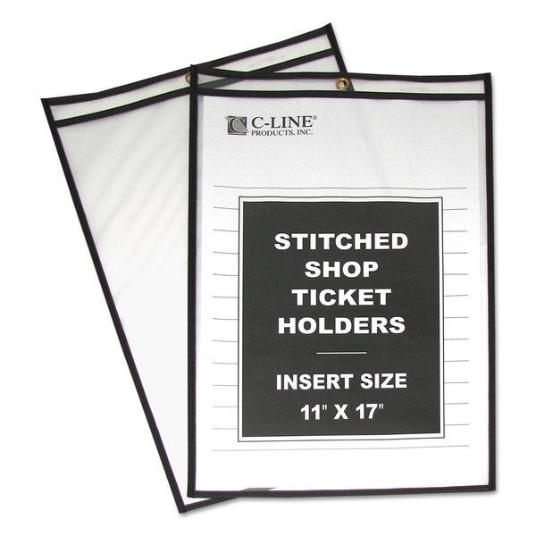 C-Line Products Holder, Shop Ticket, 2 Sides, 11x17, PK25 46117